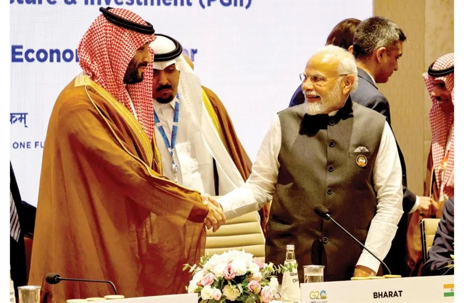 السعودية توقع مذكرة تفاهم لإنشاء ممر اقتصادي من الهند لأوروبا